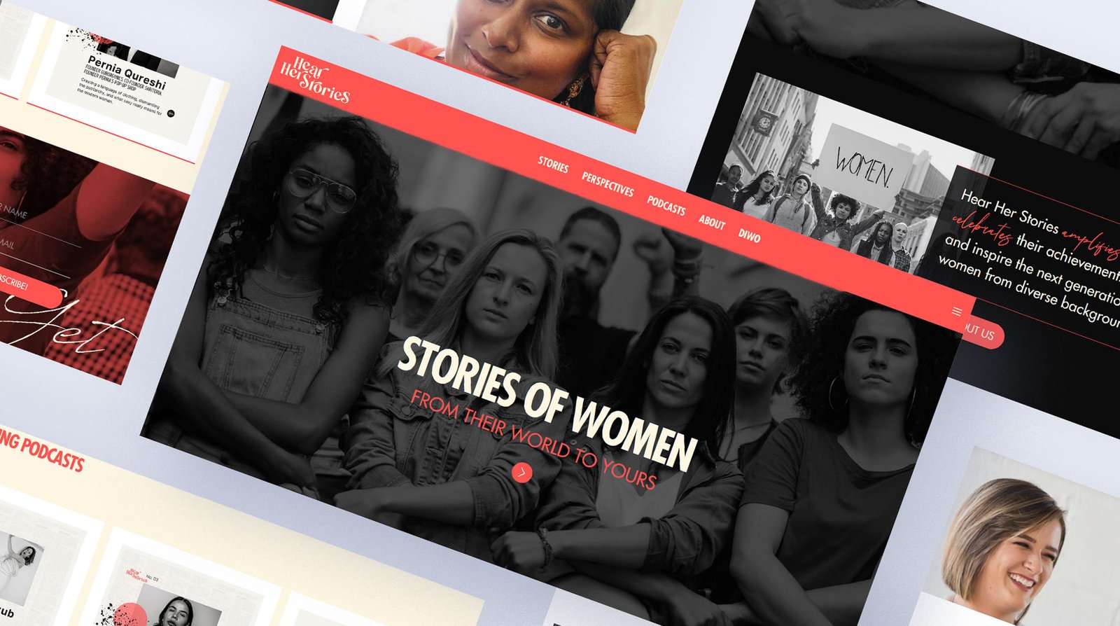 women ngo website design