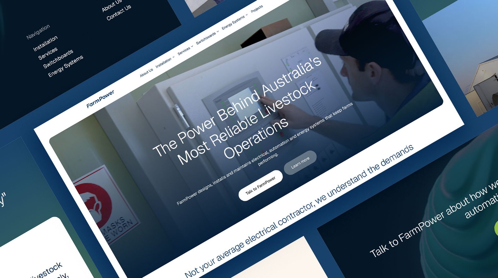 FarmPower Melbourne Australia website design